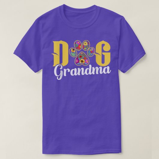 Hunde Oma T - Shirt (Design vorne)