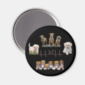 Hunde-Paket, Funny Dogs-Paket Magnet (Vorderseite/Rückseite)