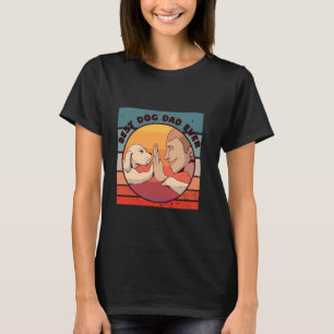 Hunde Papa beste Liebe Begleiter Bindung Paw süße  T-Shirt