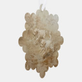 Hunde - Papierkartendekorationsgeschirr Ornament Karte (Rechts)