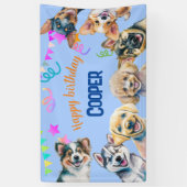 Hunde Party Geburtstag Banner (Vertikal)