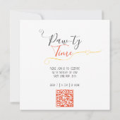 Hunde Party oder Pawty (Rückseite)