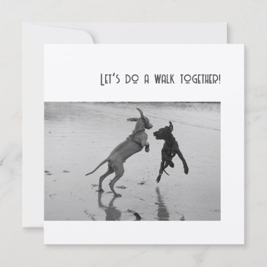 Hunde Party oder Pawty (Vorderseite)