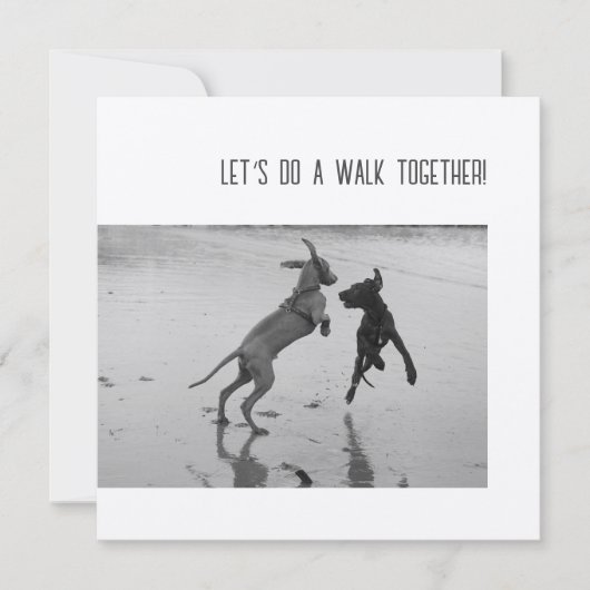 Hunde Party oder Pawty (Vorderseite)