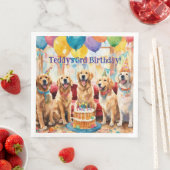 Hunde-Party Serviette (Beispiel)