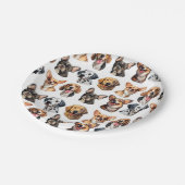 Hunde Party Teller (Schrägansicht)