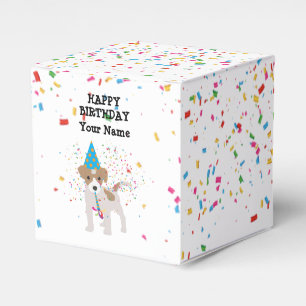 Hunde Partying - Tiere bei der Geburtstagsparty Geschenkschachtel