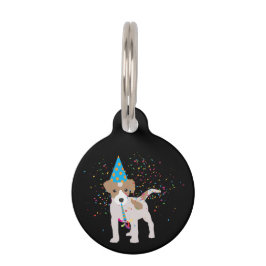 Hunde Partying - Tiere Welpen mit Party Haustiermarke