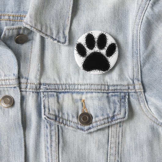 Hunde Paw Zeichnend Button (Beispiel)