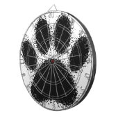 Hunde Paw Zeichnend Dartscheibe (Vorderseite rechts)