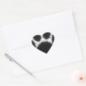 Hunde Paw Zeichnend Herz-Aufkleber (Umschlag)