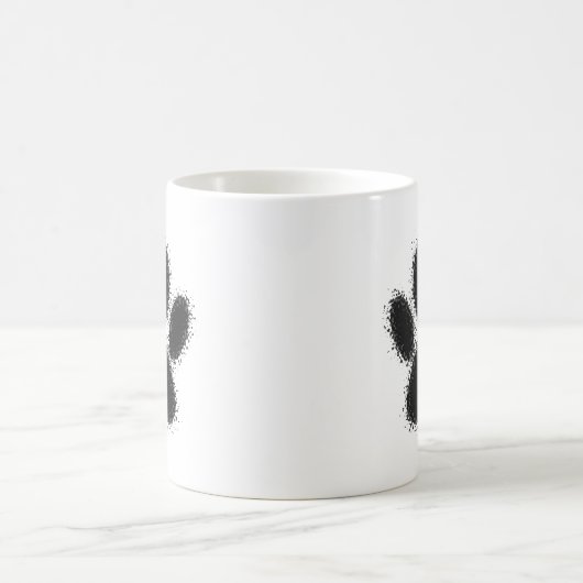 Hunde Paw Zeichnend Kaffeetasse (Mittel)