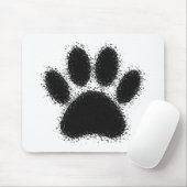 Hunde Paw Zeichnend Mousepad (Mit Mouse)
