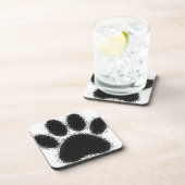 Hunde Paw Zeichnend Untersetzer (Rechte Seite)