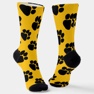 Hunde Paws Geburtstagsgeschenk Gelb Socken