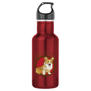 Hunde pembroke Schweißkorgi Edelstahlflasche