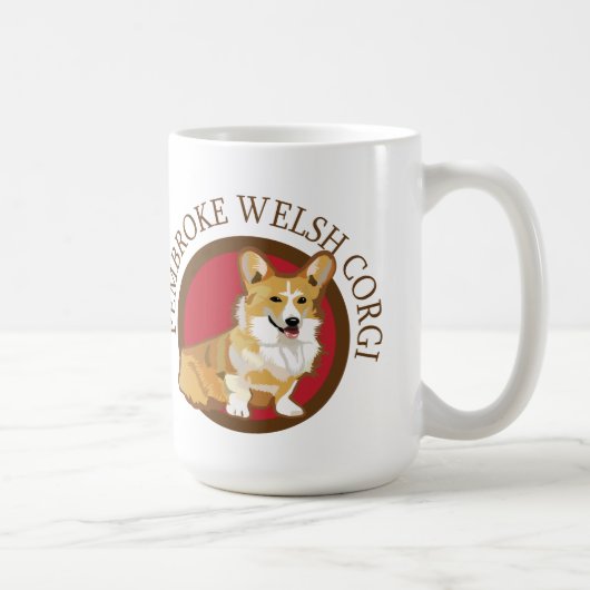Hunde pembroke Schweißkorgi Kaffeetasse (Rechts)