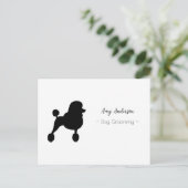 Hunde Personalisiert Feiertagspostkarte (Stehend Vorderseite)
