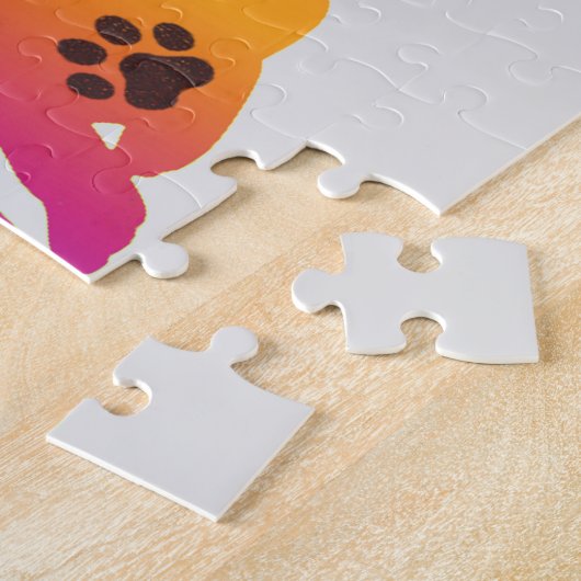 Hunde personalisierte Puzzle für Kinder. (Seite)