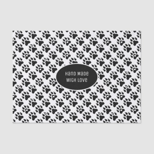 Hunde pfäht minimale Moderne Ihren eigenen Text Seidenpapier (Vorderseite)