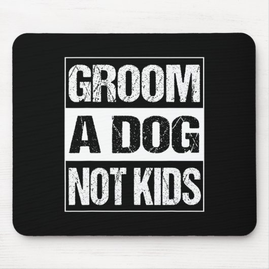 Hunde pflegen mousepad (Vorne)
