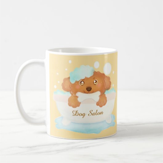 Hunde-Pflegesalon Kaffeetasse (Links)