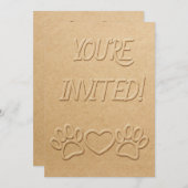 Hunde-Pfosten und Imitate aus dem Herzen (Vorne/Hinten)