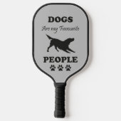 Hunde Pickleball Paddle (Rückseite)