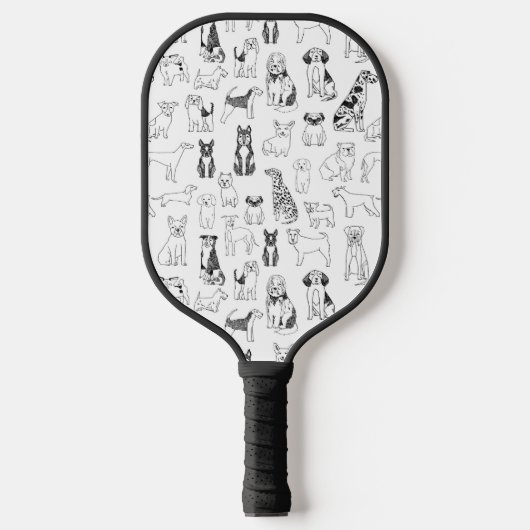 Hunde Pickleball Schläger (Vorderseite)