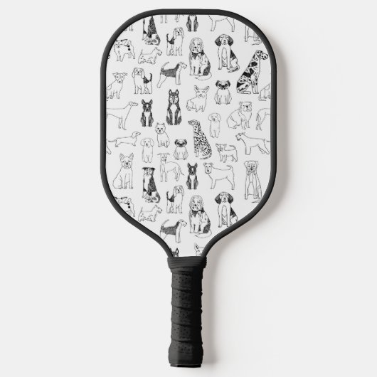 Hunde Pickleball Schläger (Rückseite)