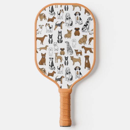 Hunde Pickleball Schläger (Vorderseite)