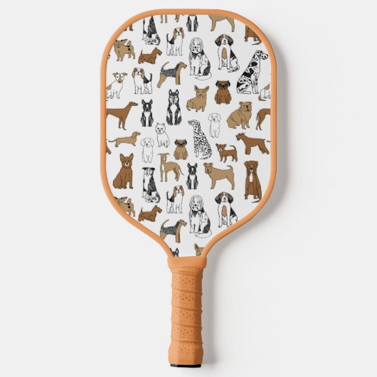 Hunde Pickleball Schläger (Rückseite)