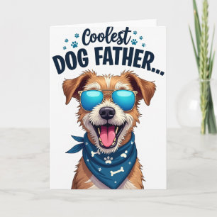 Hunde-Pilotensonnenbrille Vatertagskarte Karte