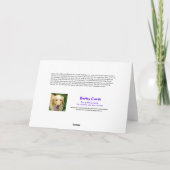 Hunde planen einen unvergesslichen Geburtstag Karte (Rückseite)