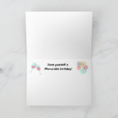 Hunde planen einen unvergesslichen Geburtstag Karte (Innenseite)