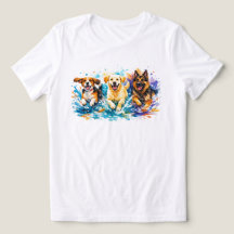 Hunde planschen