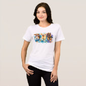 Hunde planschen Tri-Blend shirt (Vorderseite voll)