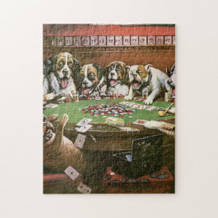 Hunde Poker Beileid spielen - Cassius Coolidge Puzzle