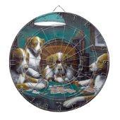 Hunde Poker Cassius Marcellus Coolidge 1894 Dartscheibe (vorne)