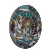 Hunde Poker Cassius Marcellus Coolidge 1894 Dartscheibe (Vorderseite Links)