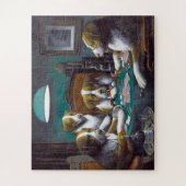 Hunde Poker Cassius Marcellus Coolidge 1894 Puzzle (Vertikal)
