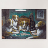 Hunde Poker Cassius Marcellus Coolidge 1894 Puzzle (Horizontal)