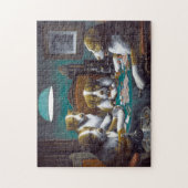 Hunde Poker Cassius Marcellus Coolidge 1894 Puzzle (Vertikal)