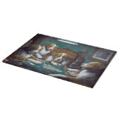 Hunde Poker Cassius Marcellus Coolidge 1894 Schneidebrett (Ecke)