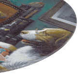 Hunde Poker Cassius Marcellus Coolidge 1894 Schneidebrett (Ecke)