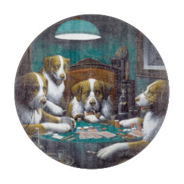 Hunde Poker Cassius Marcellus Coolidge 1894 Schneidebrett