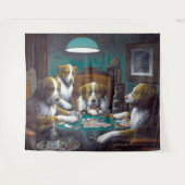 Hunde Poker Cassius Marcellus Coolidge 1894 Wandteppich (Vorderseite (Horizontal))