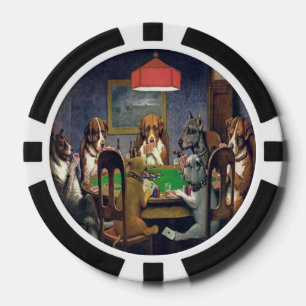Hunde Poker Clay Poker Chips