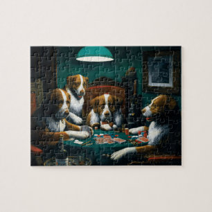 Hunde-Poker Puzzle
