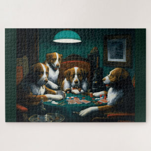 Hunde-Poker Puzzle